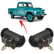 Kit com 2 Cilindro de Freio Traseiro Esquerdo / Direito para Jipe CBT Javali / F-75 / Veraneio / Aero Willys / Itamaraty
