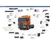 ESP. RETROVISOR AUX. S/ DES. CONVEXO SCANIA LE ESP
