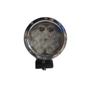 Farol de led especial  + 4D, 12 leds, 60W Alcance aproximado 200 metros - Aro Cromado