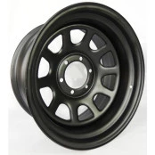 COMBO: 4 Rodas 17x8 5 furos de 114.3 Daytona em aço reforçado - Offset negativo -25 + 4 PneusAchilles Desert Hawk X M/T