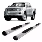 Par de estribo cromado para toyota hilux de 2005 à 2012 Peça nova na caixa