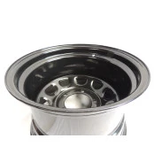 Roda Daytona Black em Aço (Estilo Mangels) 16x7, 5 Furos de 114,3 para para Cherokee até 1999 Ranger antiga,  Troller antigo Inmetro LI141683875-3 