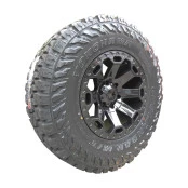 Roda 17x9 6 furos de 139.7 (Jogo com 4 peças) Cor Black Piano