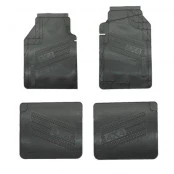 Jogo de tapetes para Suzuki Jimny - Cor preto, Feito em borracha
