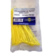 Abraçadeiras de Nylon 2,5mm X 100mm - Ref: 020B/SA 