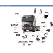 ANTEPARO TRASEIRO MB ACTROS PEQUENO LD SMC
