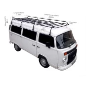 Bagageiro para Perua Kombi  - duplo - Capacidade 500 kilos Reforçado modelo Gama 500 Plus