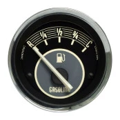 Indicador de Nível de Combustível 52mm Elétrico Linha Volks Letras Bege