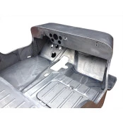 Carroceria Completa para Jeep Willys CJ3A com Caixote, Para-brisa, Tampa Traseira, Para-Lamas, Capô e Grade Dianteira