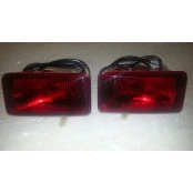 Par de lanternas auxiliares break light Para uso em Jeep, Rural, F75 ou adaptar em para-choques de aço