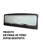 Quadro de Para-brisa em fibra de vidro 3 palhetas já com vidro (montado) para Jeep Willys CJ5