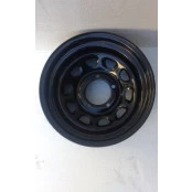 Roda 16x8 5 furos de 139,7 Black piano,  peça única de mostruário 