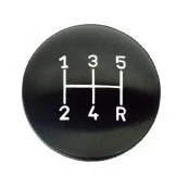 Bola De Câmbio 5 Marchas Preta com indicação para C-10 / C-20 / D-10 / D-20 / Veraneio / F100 / F-1000