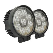 Par de Farol de Led  com 27W / 9 LEDs - 150mts de Alcance - Ideal para substituição do Original do Troller  ( preço do p