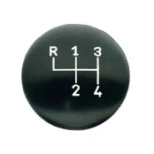 Bola De Câmbio 4 Marchas Preta Para Gol Opala C-10 Chevette 74 / 82 Dodge Maverick