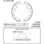 Sapata - 254x64 - Ford Ranger /Explorer - SW 334
