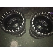 Jogo com 4 rodas 15x 10 com Beadlook , 6 furos de 139.7 Nova, de exposição de veículos em feiras
