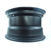 Jogo c/ 5 Rodas Daytona Black em Aço (Estilo Mangels) 15x8, 5 Furos de 114,3 para  para Cherokee até 1999 Ranger antiga,