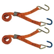 Kit cinta catraca para motos e quadricíclo Contendo 2 cintas catraca com ganchos de fixação Resistência 600 kg
