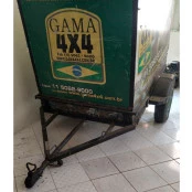 Carretinha Basculante Para Quadriciclo, Moto e Carga - Com documentos OK
