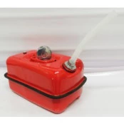 Galão de combustível galvanizado , com funil de abastecimento Ideal para barcos e bagageiro off road Peça se uso de expo