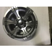 Roda 15x8 6 furos de 139,7 Off set negativo - Liga leve reforçada Peça única 