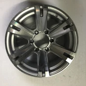 1 roda de liga leve reforçada 16x8 6 furos de 139.7 -  produto novo fora da caixa