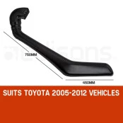 Snorkel Hilux 2005 à 2015 peças nova, completa fora da caixa,  De exposição em feiras 