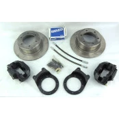 Kit de Freio a Disco Completo para adaptar Toyota Bandeirante ano 82 a 2000 com pinça de Opala (Pode ser instalado na di