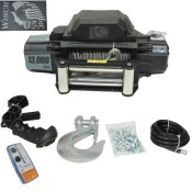 Guincho Elétrico Winch 13.000lbs  modelo 2018 / 5896kg  12v /  Pro 4X Linha Profissional - Dissipador de calor - Solenoi