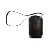 Garrafa Porta Bebidas 64oz com Bolsa em Couro