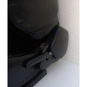 Par de Bancos Concha Reclinável Preto X1 Seat – AUS - Feito em Espuma Injetada - importado acompanha trilhos universais