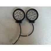 Par de Farol de 9 leds / 27w modelo raro nunca foi usado com suporte tudo funcionando