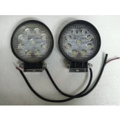 Par de Farol  semi novo de 09 leds / 27w  , alcance 150 mts( peça de mostruario )