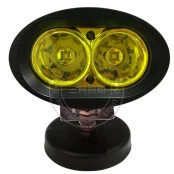 Farol de Milha 20W - neblina com LEDS e lente amarela  Ideal para auxiliar durante a serração ou neblina - Valor Unitári