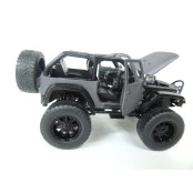 Wrangler Miniatura  com 2 jogos de Roda  e 1 chave  de roda  1/24 - Miniatura