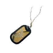 Ref: 5102/SA  Corrente Militar Exercito / Dog Tag / Marinha