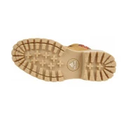 Bota Coturno Papoula Étnico Mostarda Macboot