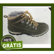 Tenis Top Boots Nobuck Modelo Adventure Masculino - Verde Oliva