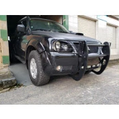 Para Choque de Impulsão Reforçado com Protetor de Farol sem mesa de guincho para Mitsubishi Pajero Sport 2001 a 201