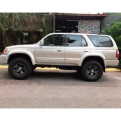 Kit Lift de Carroceria  para Toyota Hilux SW4 de 1997 à 2004  Para Pneu 285 75 16 Equivalente à 33 Polegadas