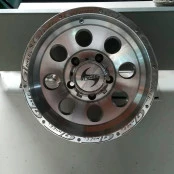 Roda 15x8 Off Set Negativo - 27 Liga Leve Reforçada 5 Furos de 139.7 Jeep, Suzuki , F1000  (Peça Única)