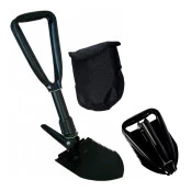 Pá compacta / Pá dobrável / Pá com Picareta e Bolsa  Militar Camping e Offroad