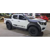 Jogo De Alargadores De Paralamas Frontier 2017 2018 2019 2020 2021 em Plástico ABS 
