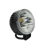 Farl Redondo com 3 leds  9W 85 mm ideal p/ 4x4 / Van / Onibus / Trator / Offroad - Unirário