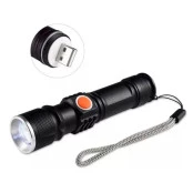 Lanterna Tatica 68000w Militar Longo Alcance USB