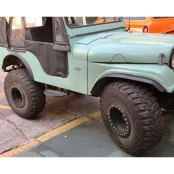 Jogo com 4 Rodas 15x10 Bead Lock 5 Furos de 139.7 Jeep Willys, Suzuki Samurai - Usadas