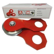 Patesca / Polia / Roldana Offroad Avm 10 Toneladas cor Vermelha PT-10T