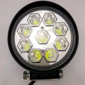 Farol Milha 9 Leds 27w 12v Redondo (Reforçado) Usado