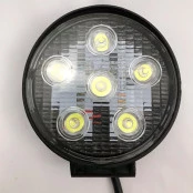 Farol 5 LEDS 27w 12v (Carcaça Antimônio) Reforçado 